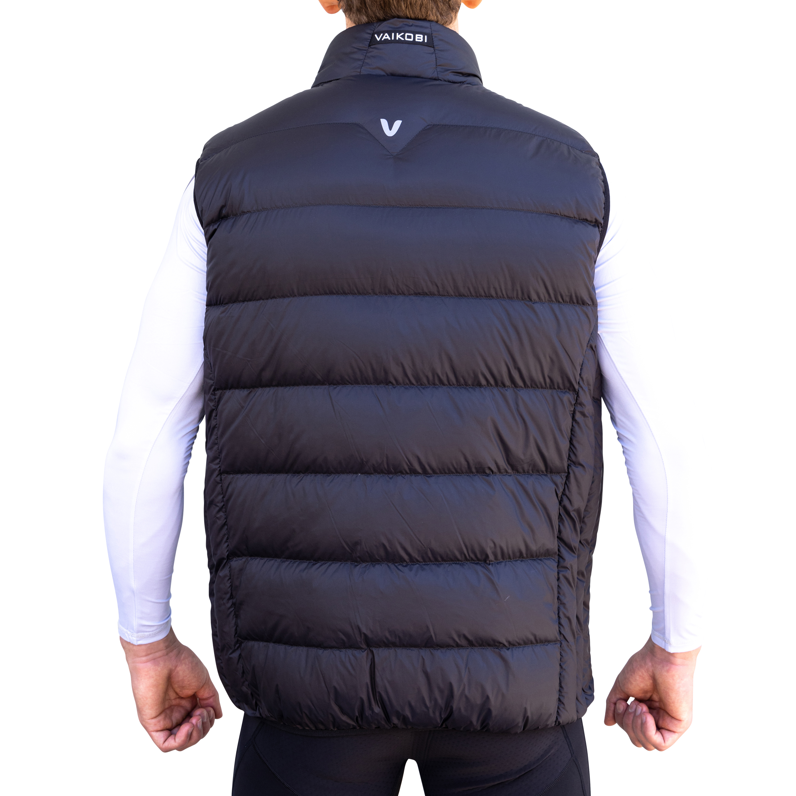 VK-269-BK: DOWN VEST -600FP - down vest b.jpg