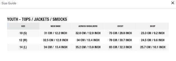 size chart junior smock 2024.jpg