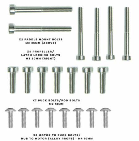 Foil Drive SS Blot Hardware