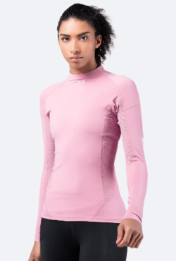 ZHIK Womens Eco Spandex UPF50+ Long Sleeve Rash Guard